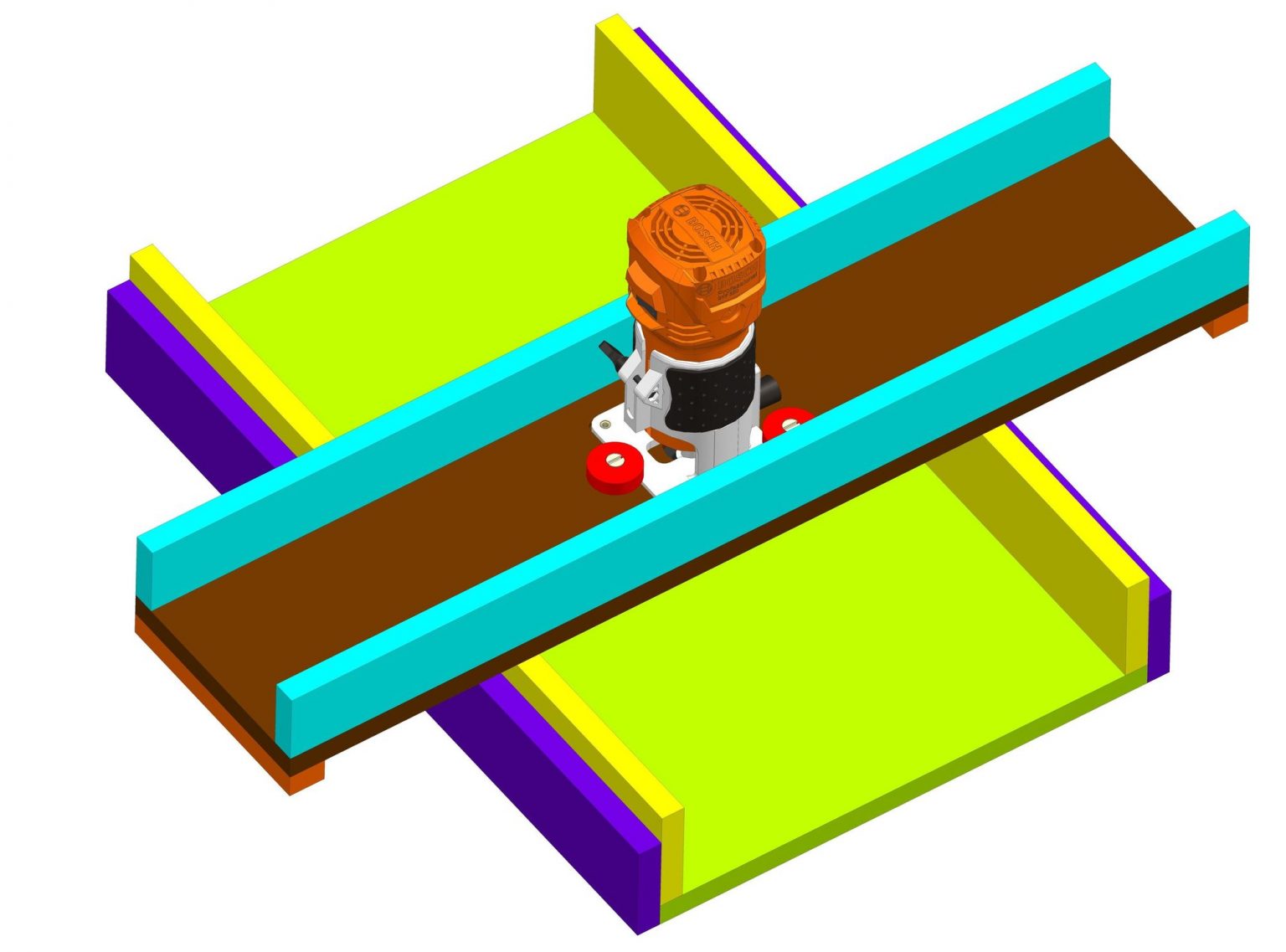 DIY Router Planer Jig — Free plans, 3D model and measurements