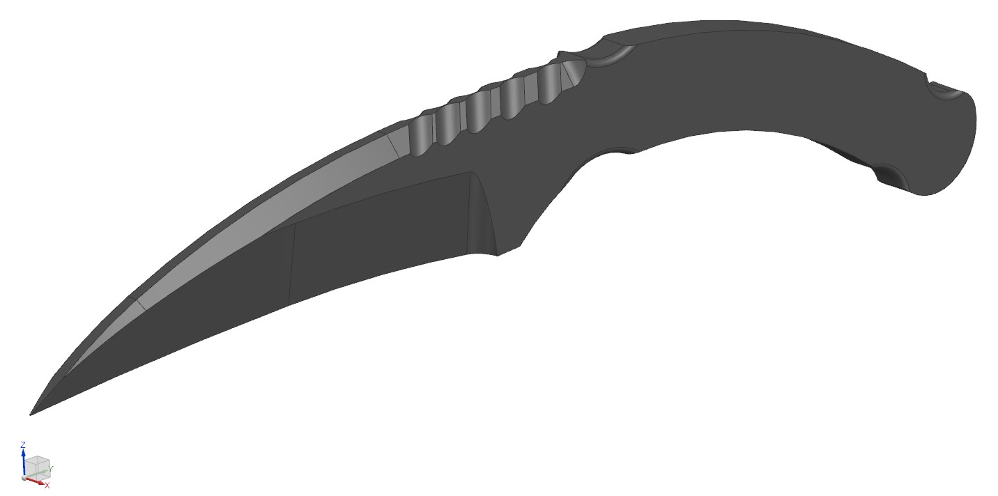 3D model Avatar knife