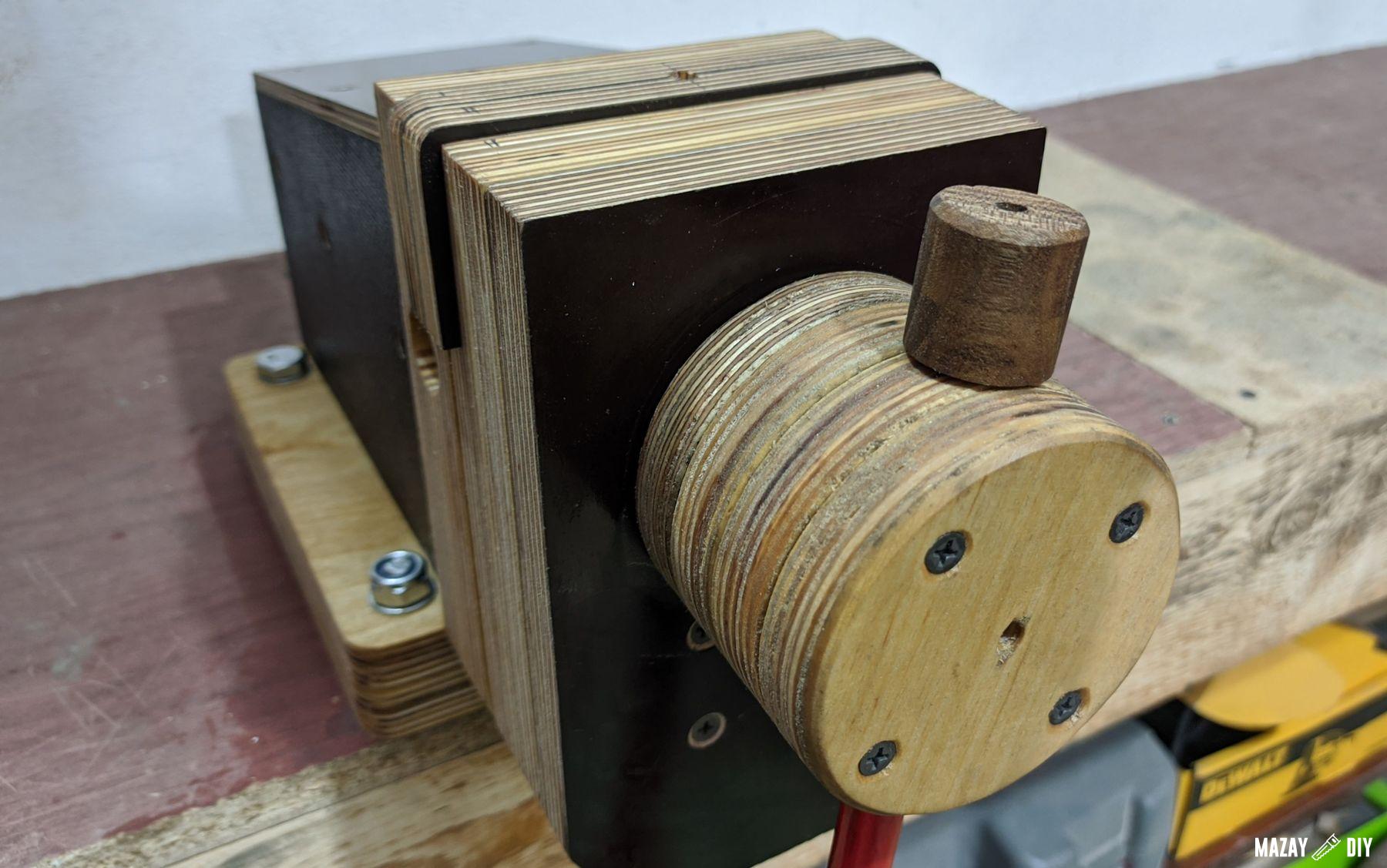 homemade bench vise handle