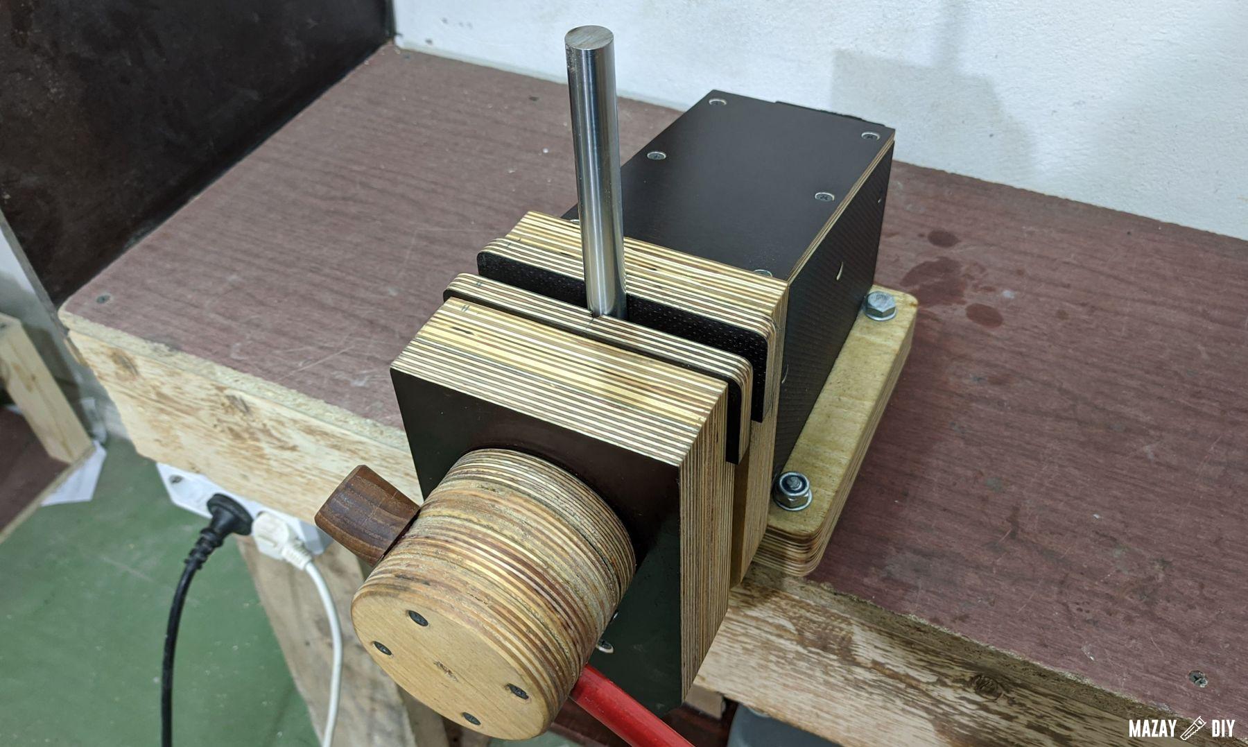 homemade bench vise