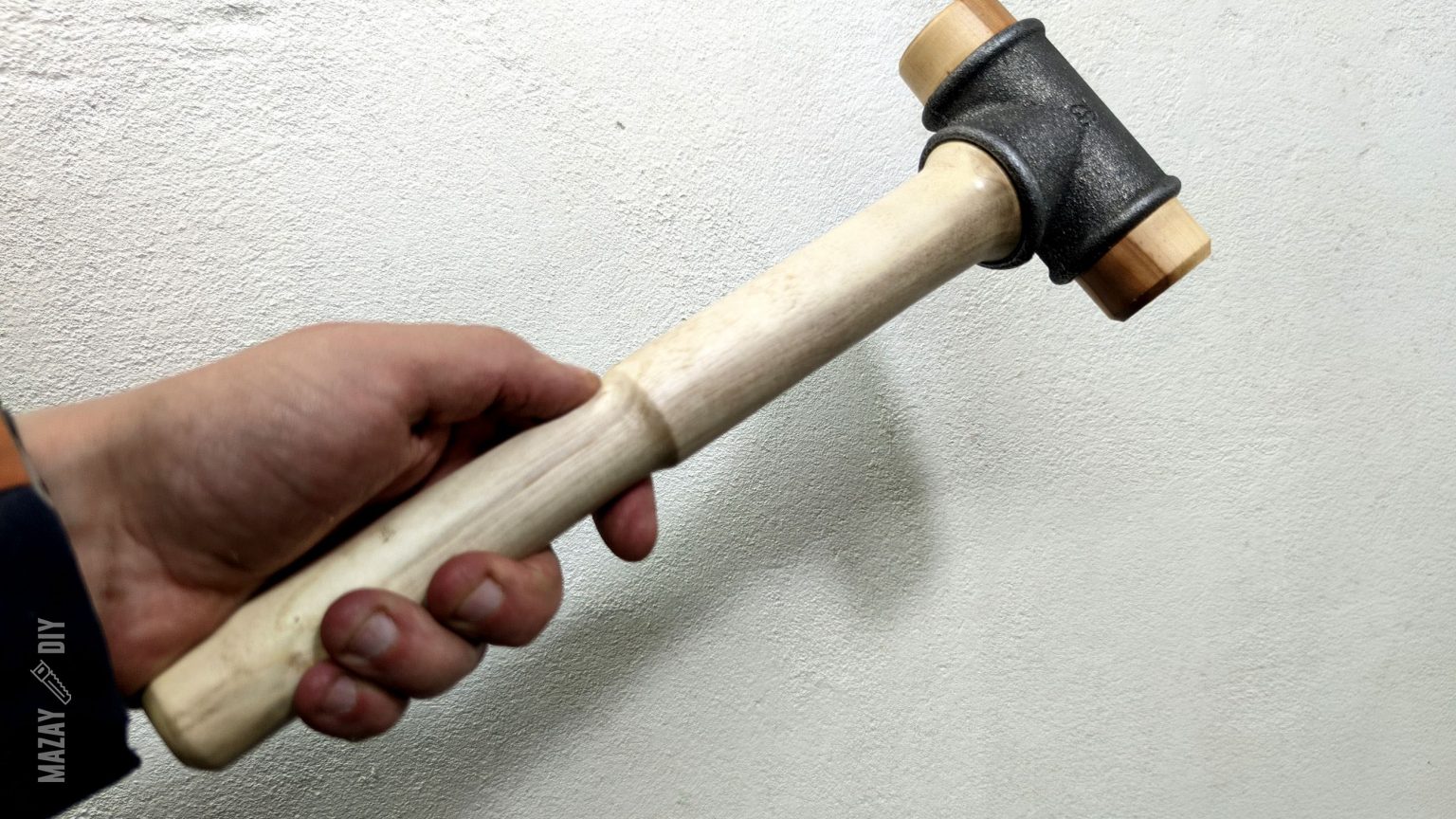 Homemade Dead Blow Mallet from Tee — Free Plans