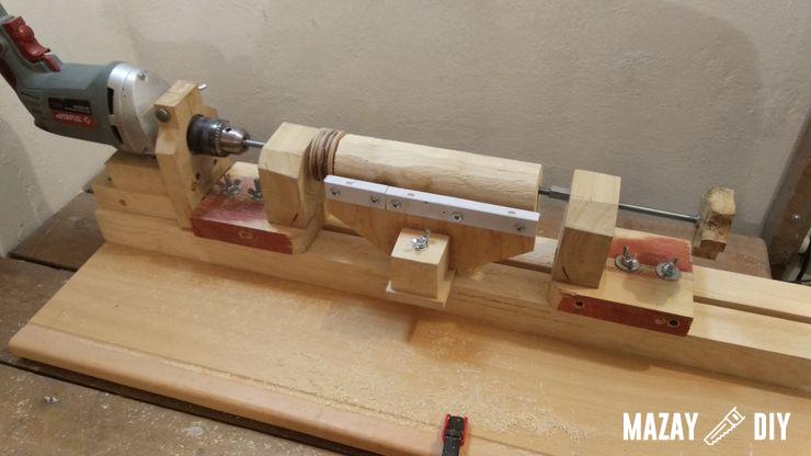 🟢 DIY Large Dowel Maker - Table Saw Lathe 👉 FREE PLANS 👈 