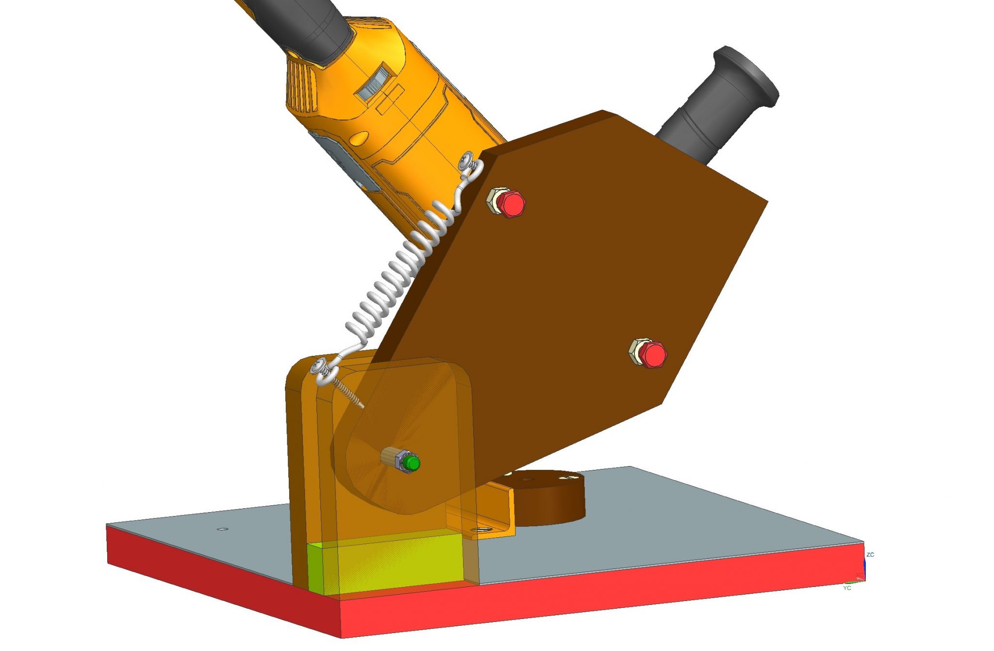 How to make a Angle Grinder Stand — Free DIY plans and 3D model