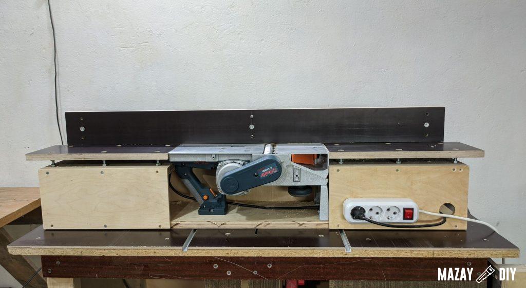 Homemade benchtop jointer — Free Plans and 3D model