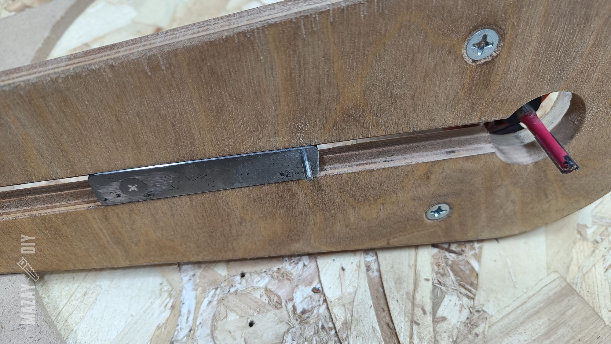 homemade circle cutter router jig