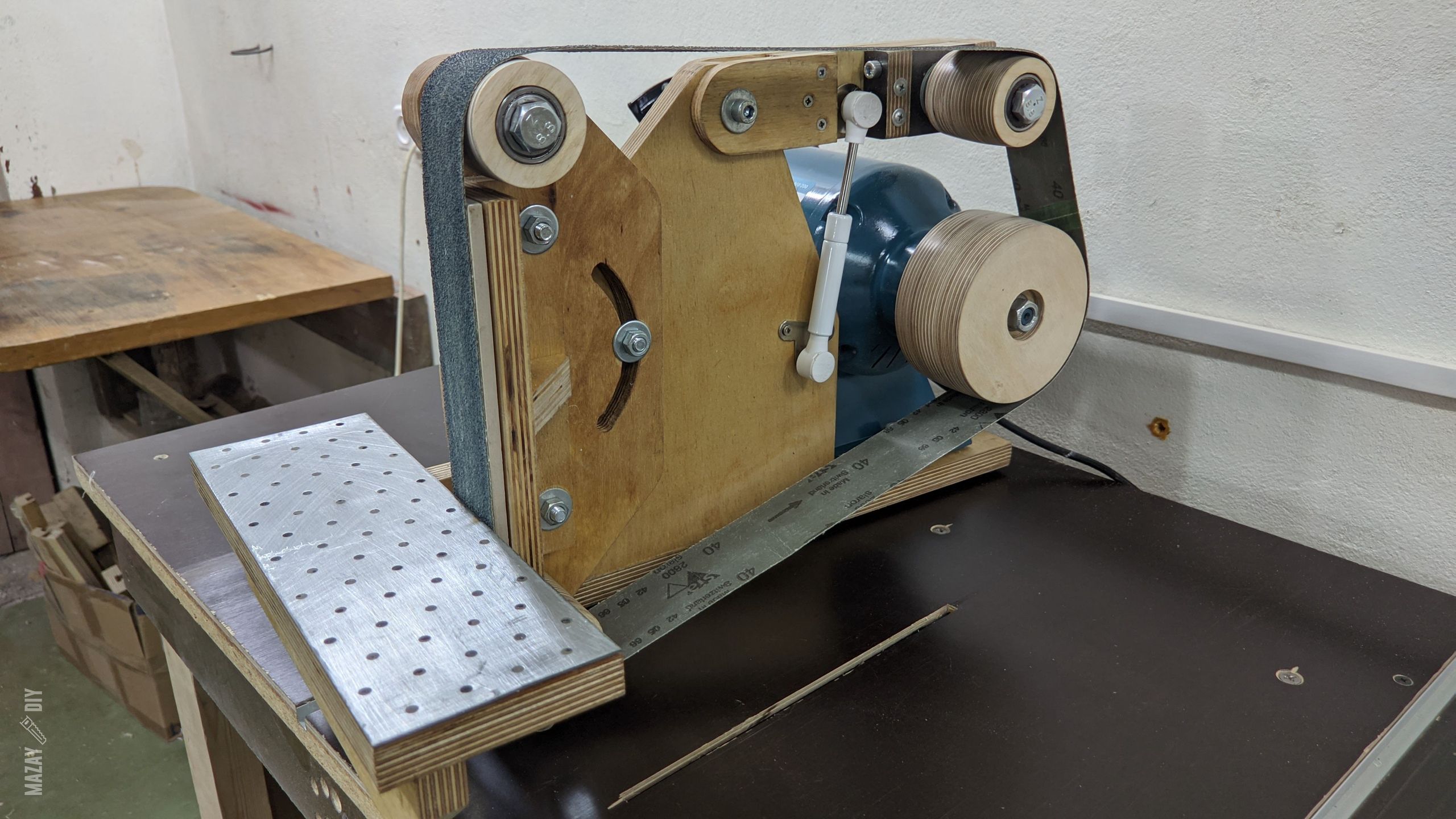 homemade 2x48 knife making belt grinder