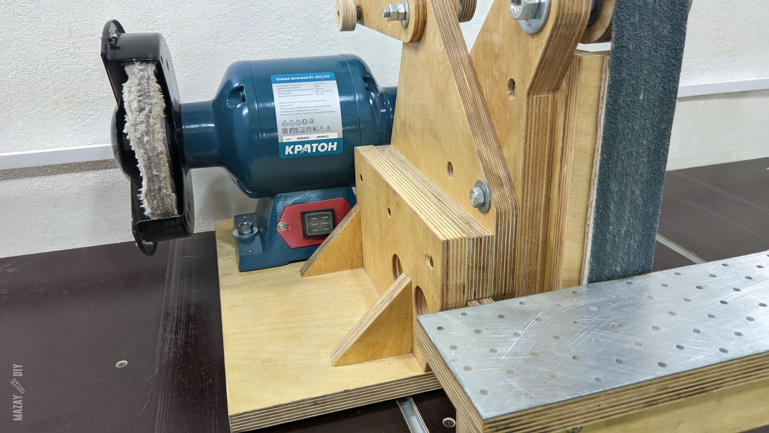 homemade 2x48 knife making belt grinder