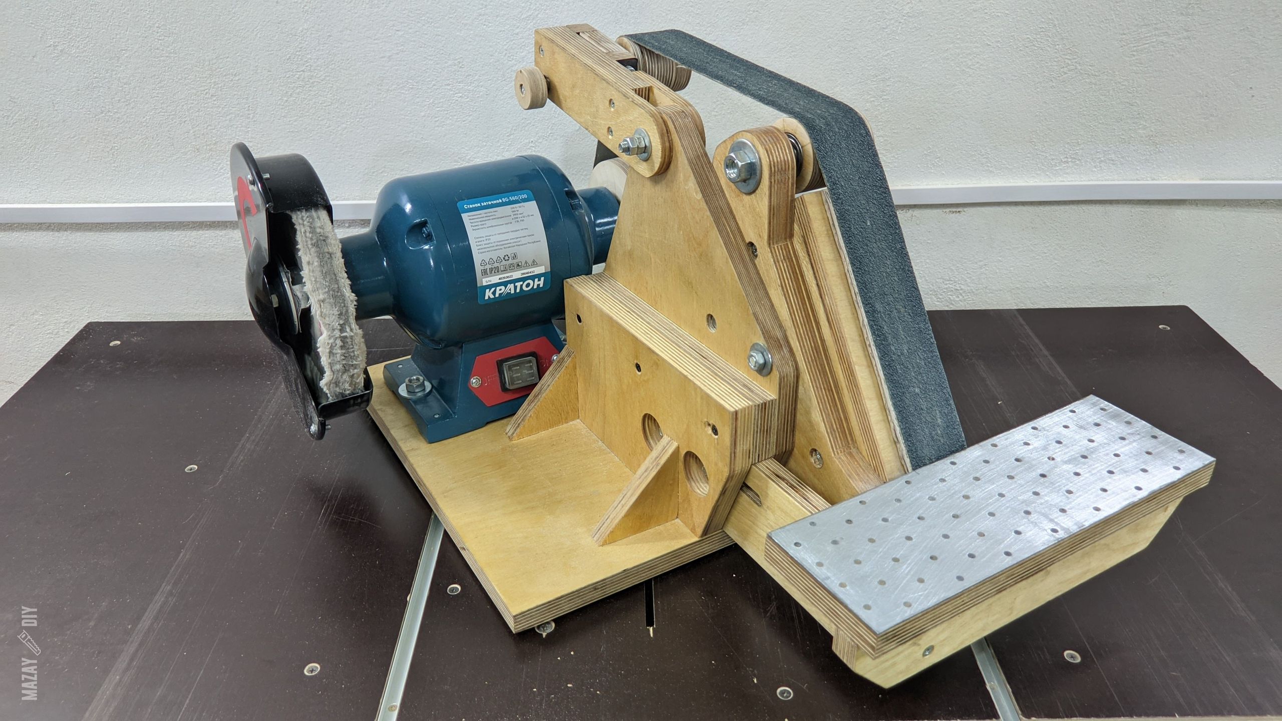 homemade 2x48 knife making belt grinder