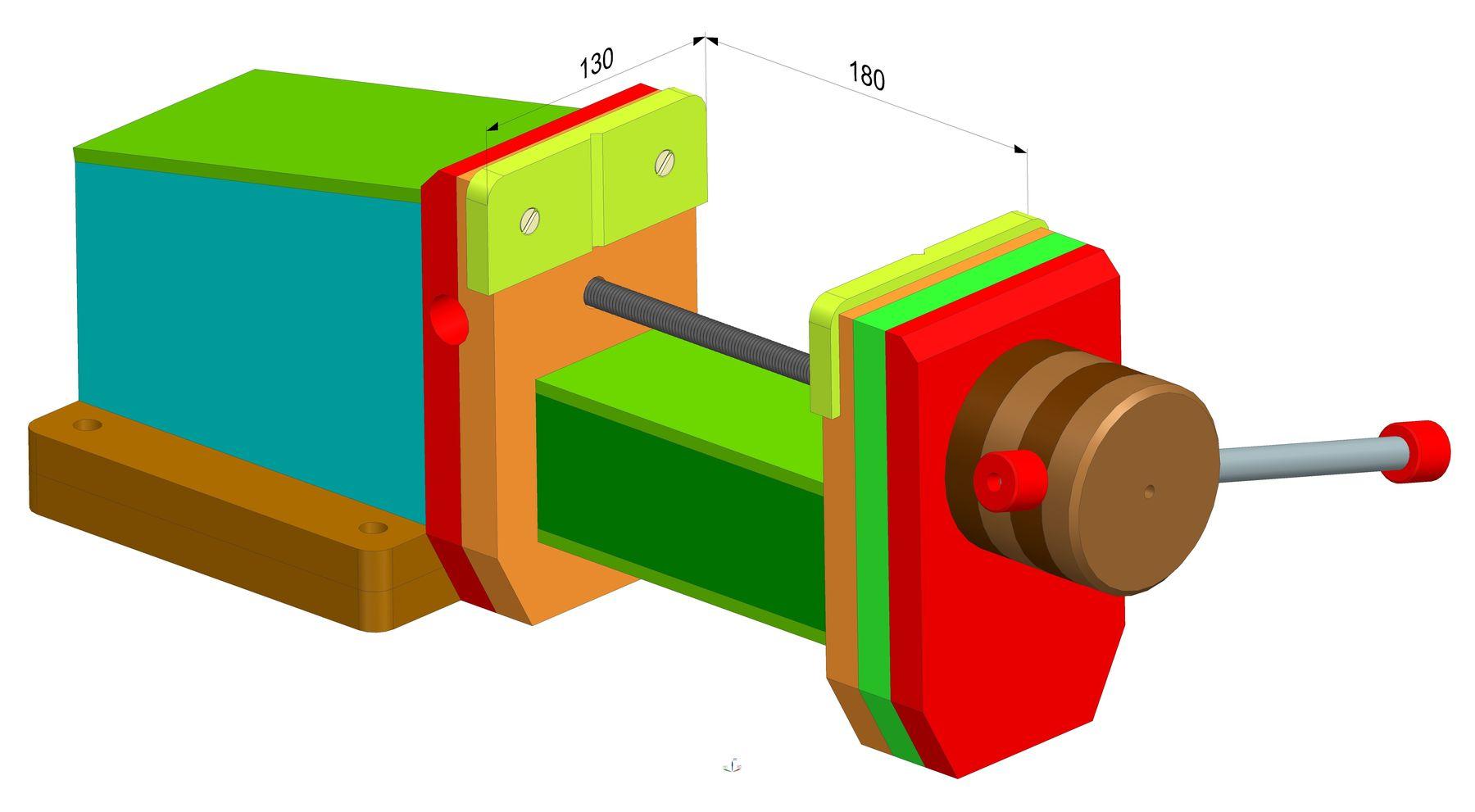 homemade bench vise dimensions