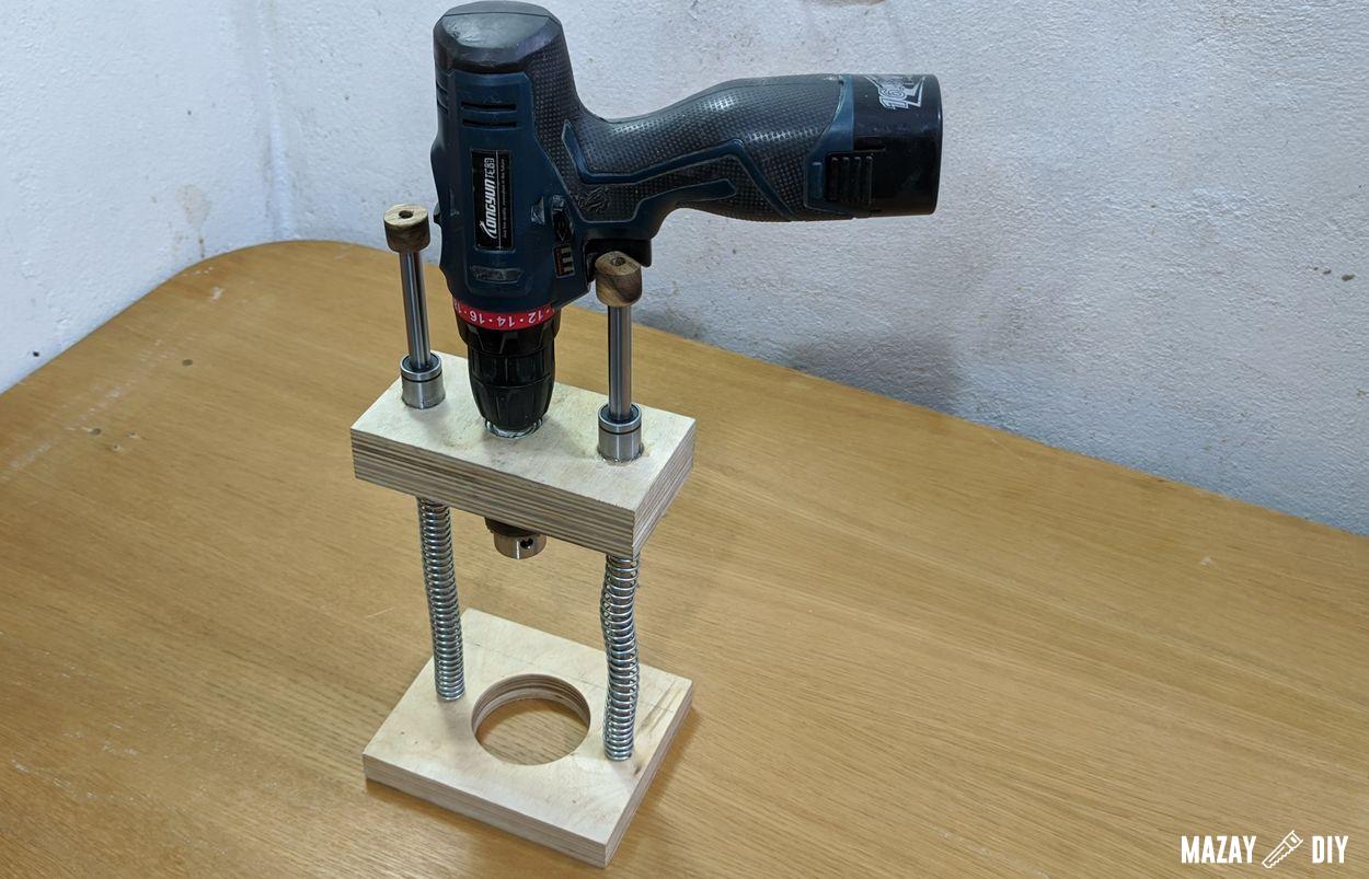 Diy Straight Hole Drill Guide Jig — Free Plans And 3d Model