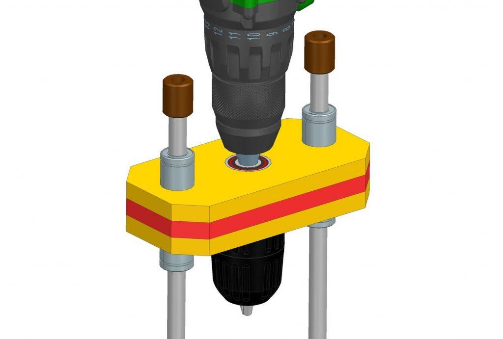 DIY Straight Hole Drill Guide Jig — Free plans and 3D model