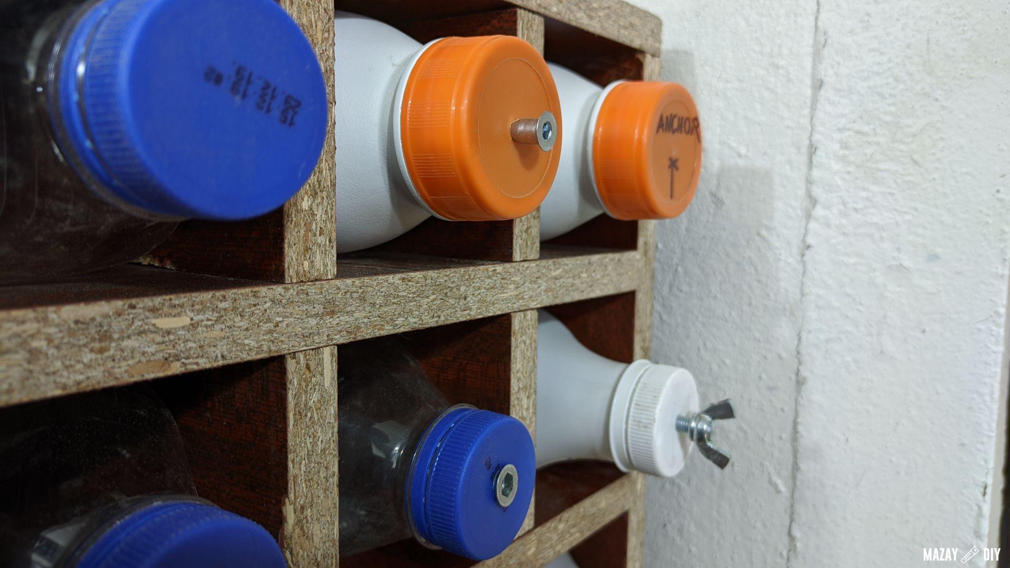homemade screw organizer