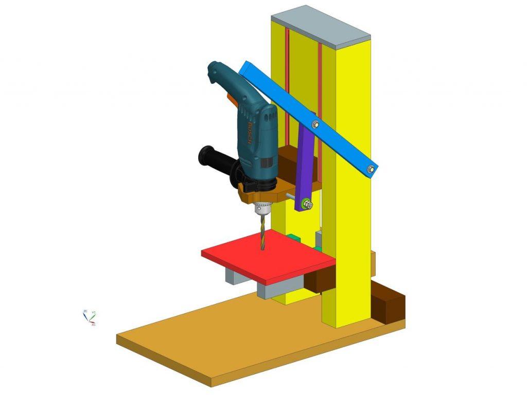 How to make a drill press stand — Step by step tutorial