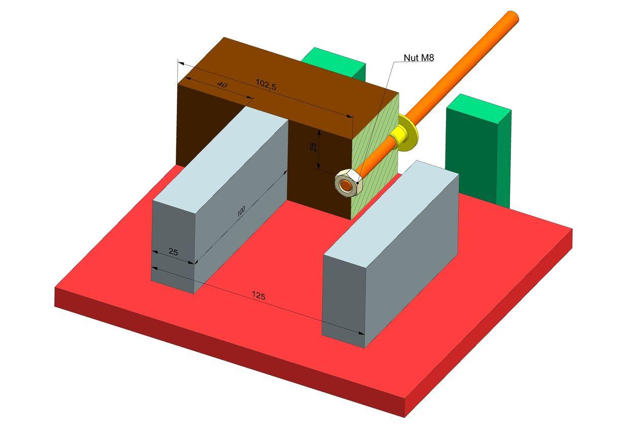 DIY drill press 3D model