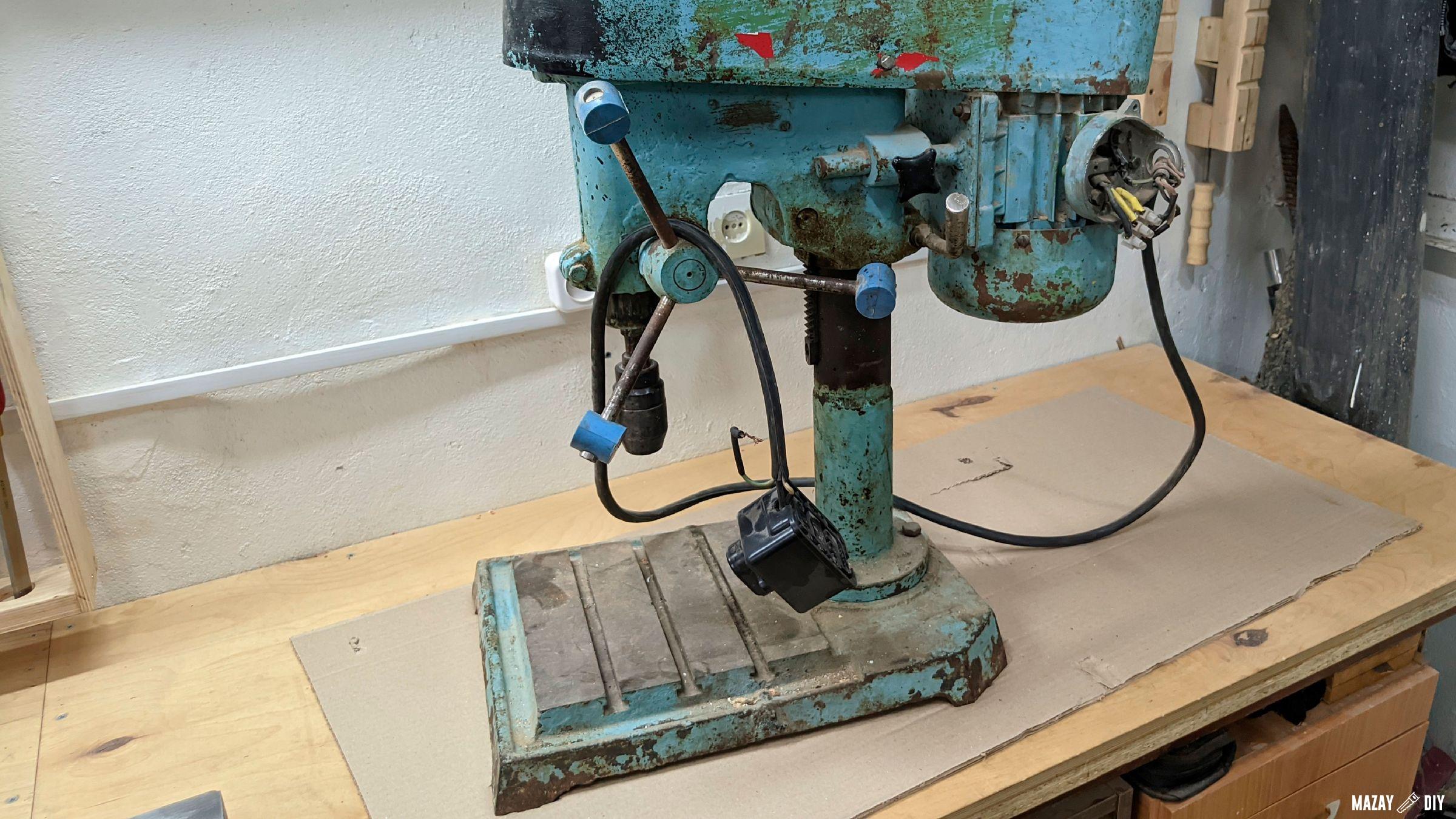 drill press restoration - before