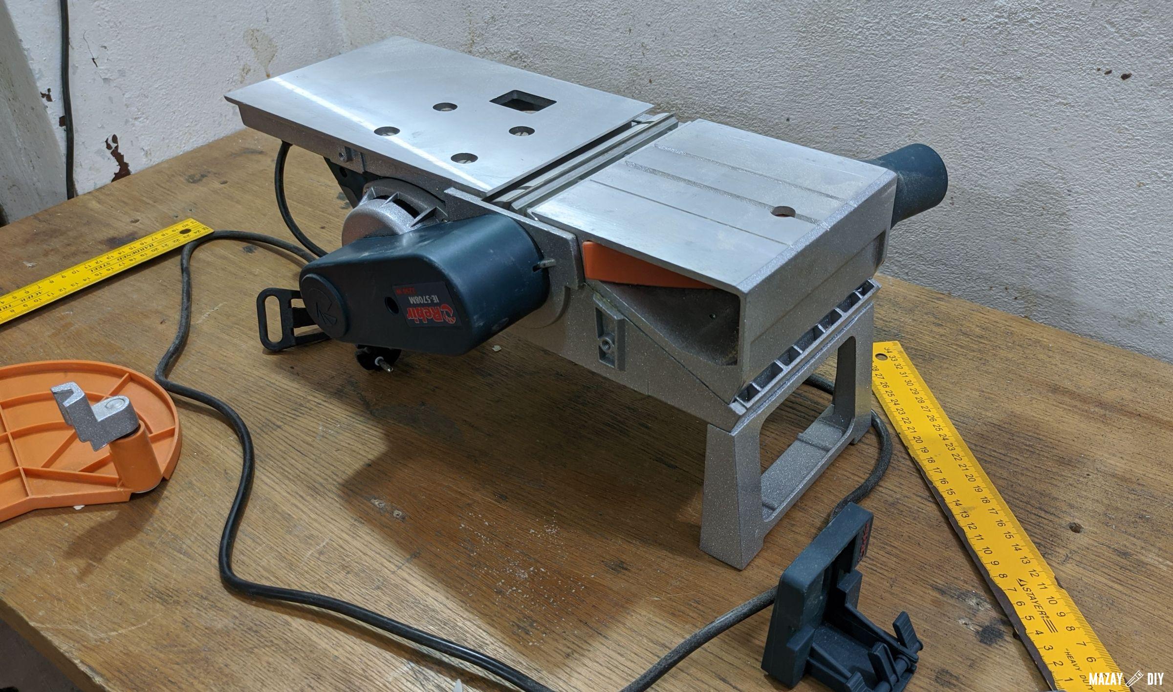 Homemade benchtop jointer — Free Plans and 3D model