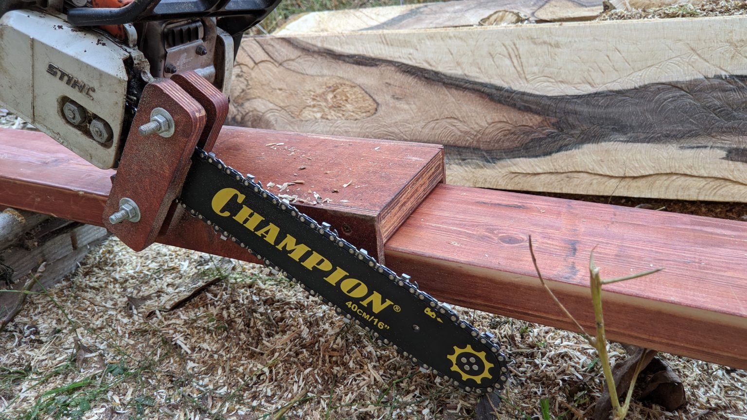 Homemade Chainsaw Mill Guide — Free Plans and 3D model