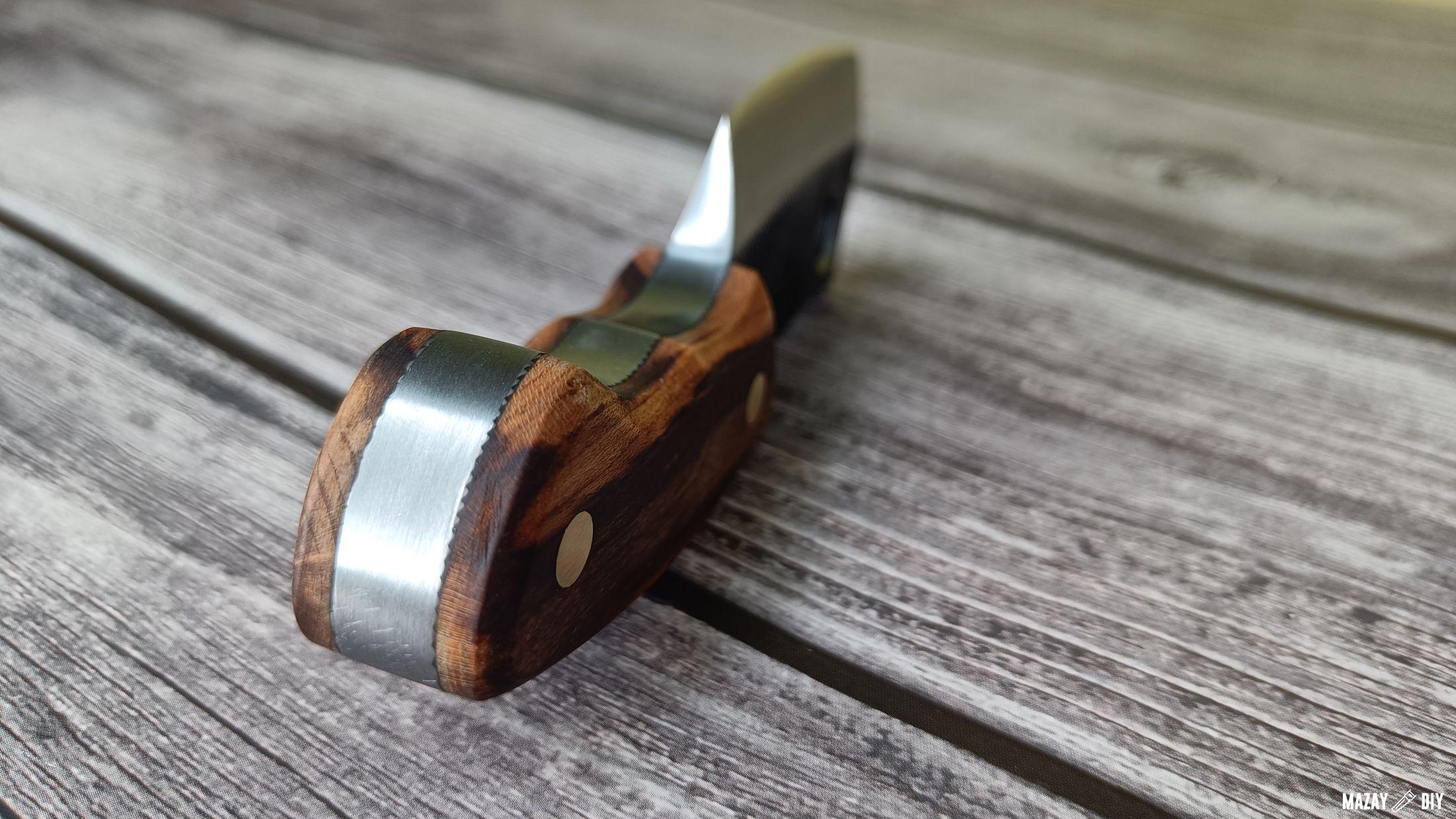 neck knife from an old file